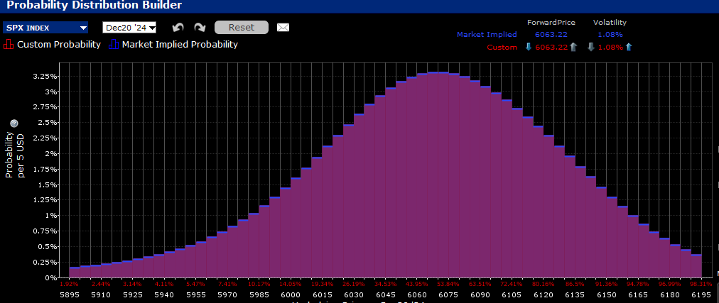 IBKR Probability Lab for SPX Options Expiring December 20, 2024